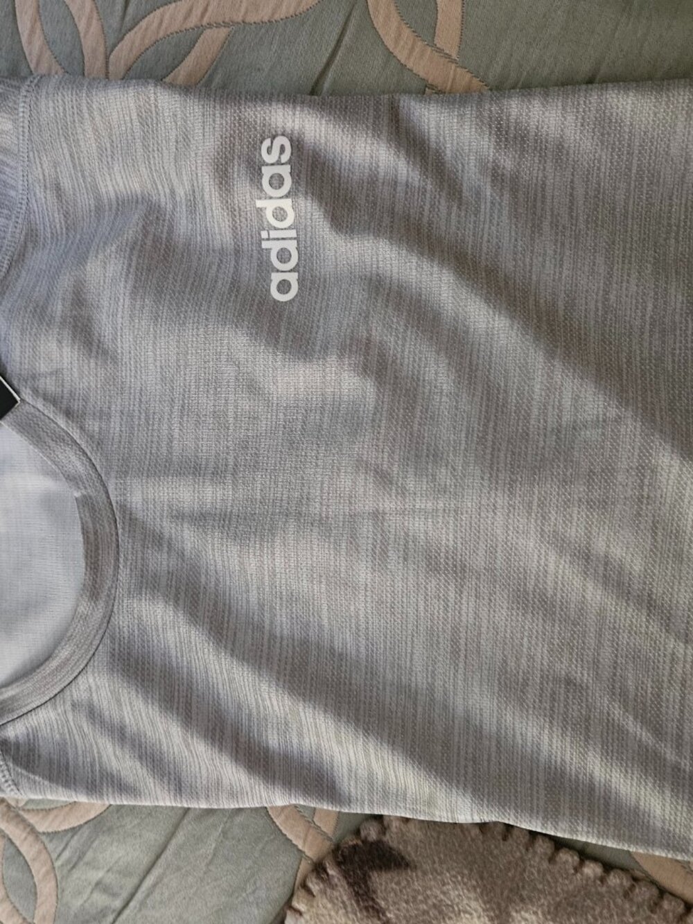 Adidas Shirt Silver / Grey 2XL